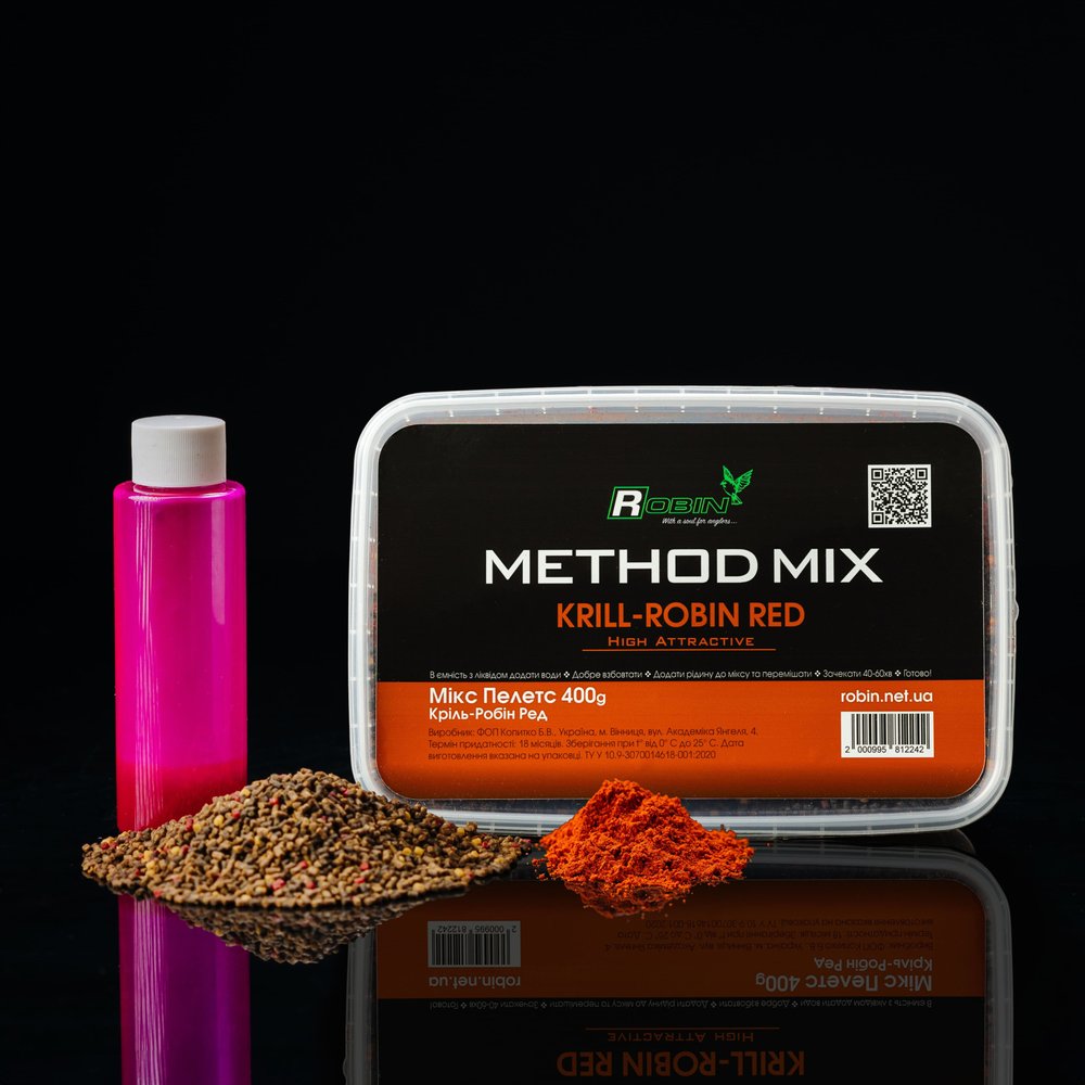 Method Mix ROBIN Krill-Robin Red 400 g.