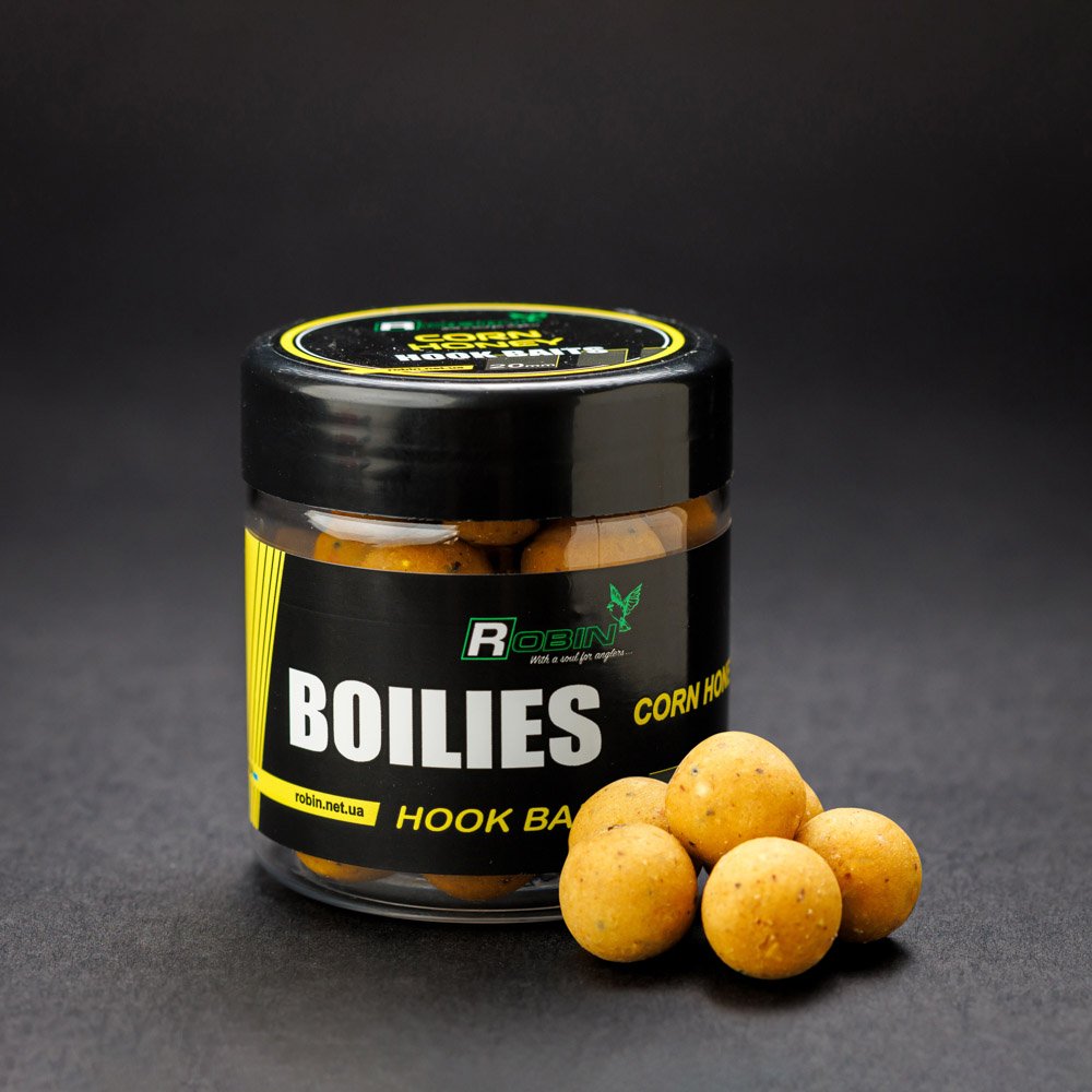Бойли ROBIN Варені Corn-Honey 20mm 0.1kg (насадочні)